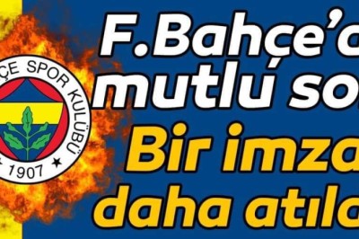 Fenerbahçe'de Anlaşma Tamam