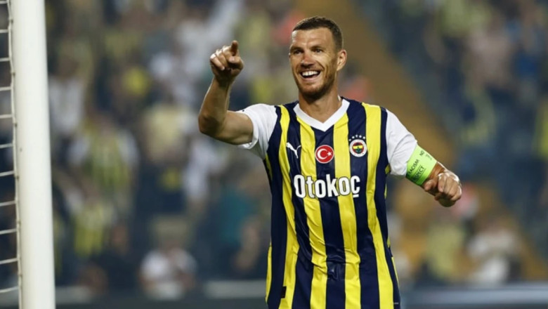 Fenerbahçe'de de gol atmaya devam eden Dzeko'yu bütün ülke konuşuyor