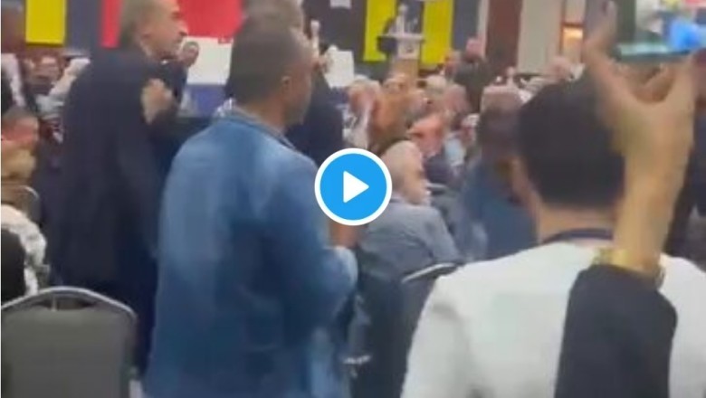 Fenerbahçe Yüksek Divan Kurulu'nda kavga çıktı. (Küfürlü)